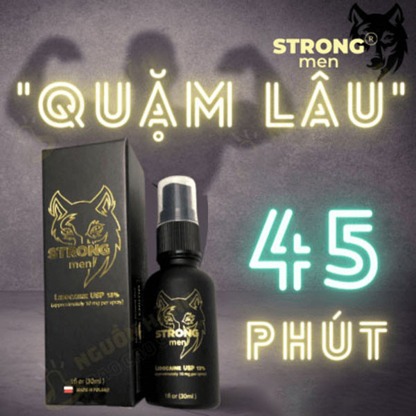 Chai Xịt Chống Xuất Tinh Sớm Strong Men