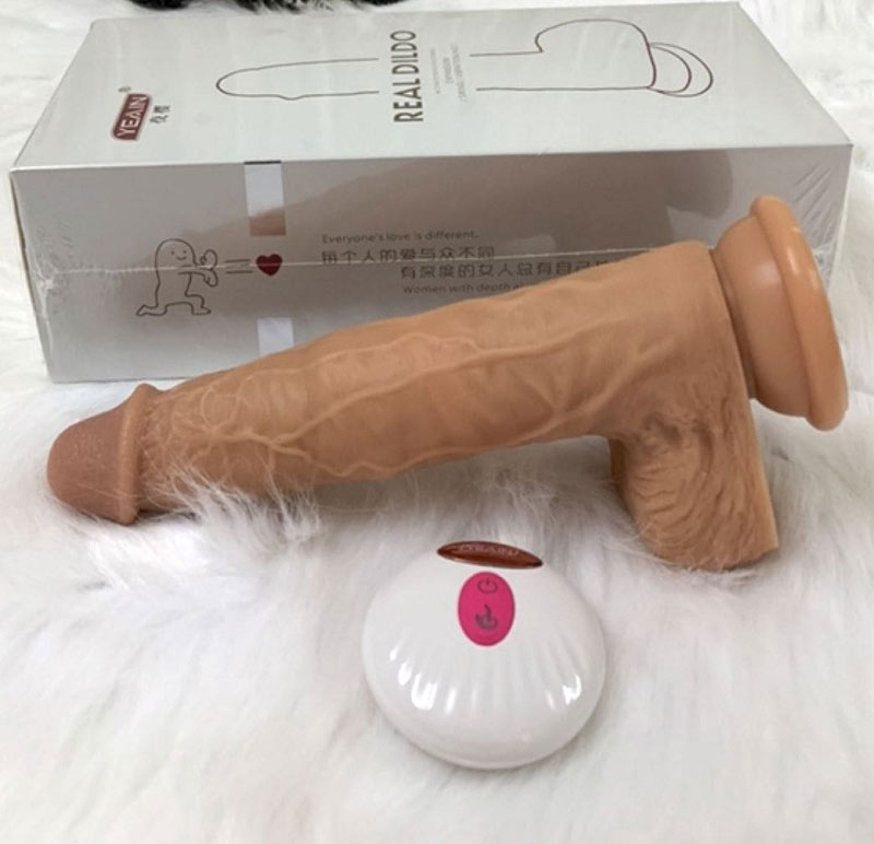 Dương Vật Giả Rung Thụt Gắn Tường Real Dildo - YEAIN G Point