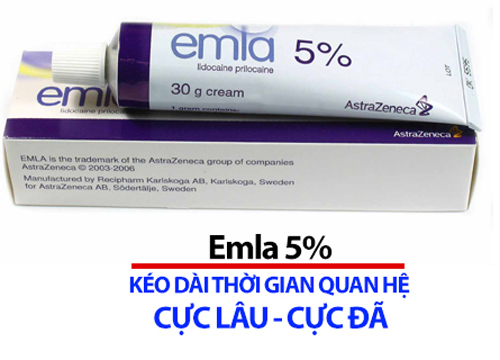 kem bôi kéo dài thời gian quan hệ emla