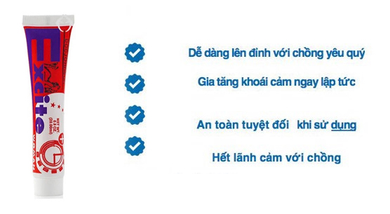 Gel bôi trơn Excite woman tăng khoái cảm kích thích nữ
