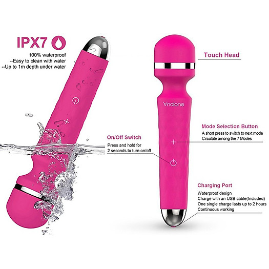 Chày rung 7 chế độ cao cấp Nalone Rock mát xa điểm G