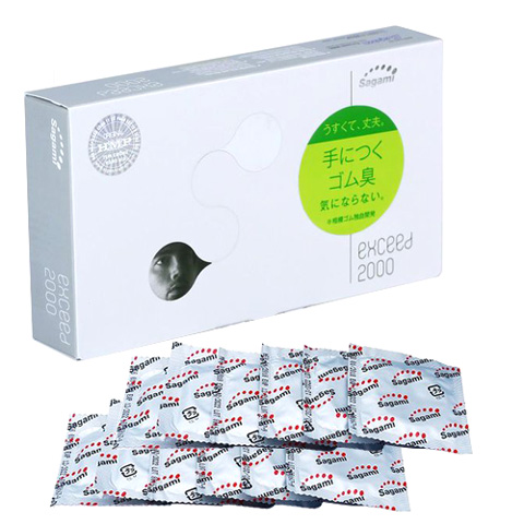 Bao Cao Su Sagami Exceed 2000 Siêu Mỏng (Hộp 12 Cái)