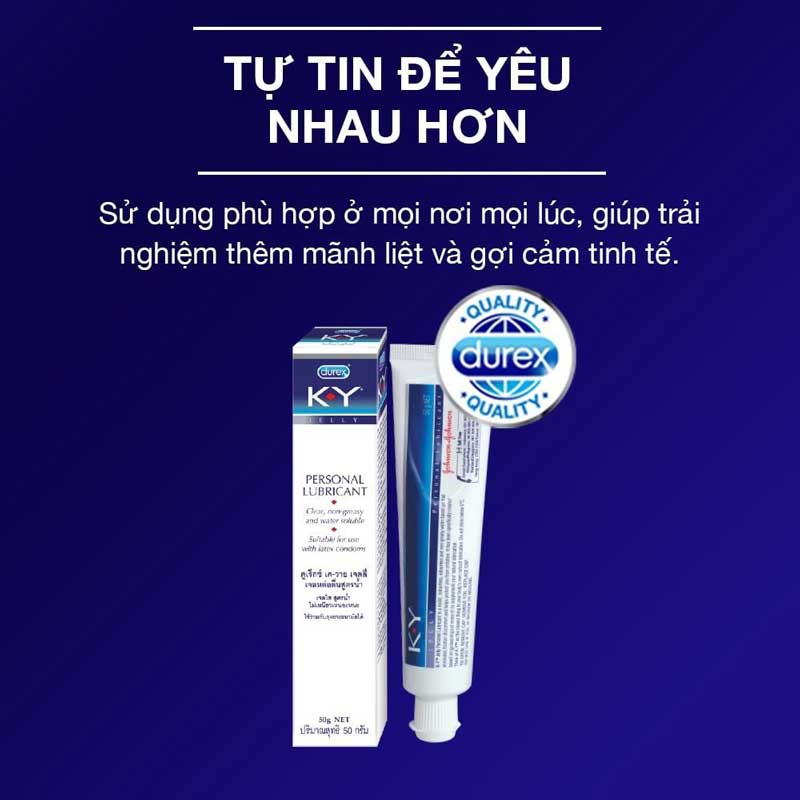 Gel bôi trơn Durex Ky Jelly 50g
