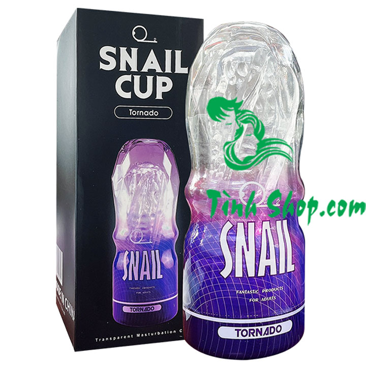 Cốc thủ dâm cầm tay trong suốt Snail Cup