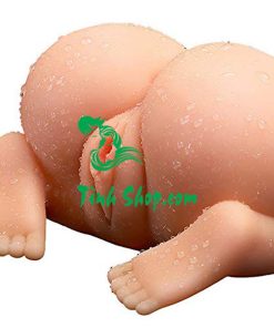 Mông giả silicon nguyên khối 2 lỗ
