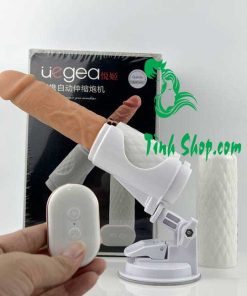 Dương Vật Giả Có Remote Hít Tường Rung Thụt, Tỏa Nhiệt, Kèm Lưỡi Liếm Siêu Kích Thích
