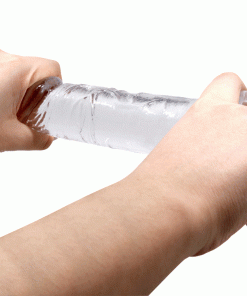 Dương vật giả trong suốt size bự hít tường