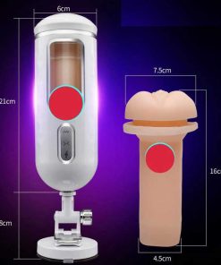 Âm đạo giả gắn tường rung thụt tự động đa kiểu Dibe cao cấp