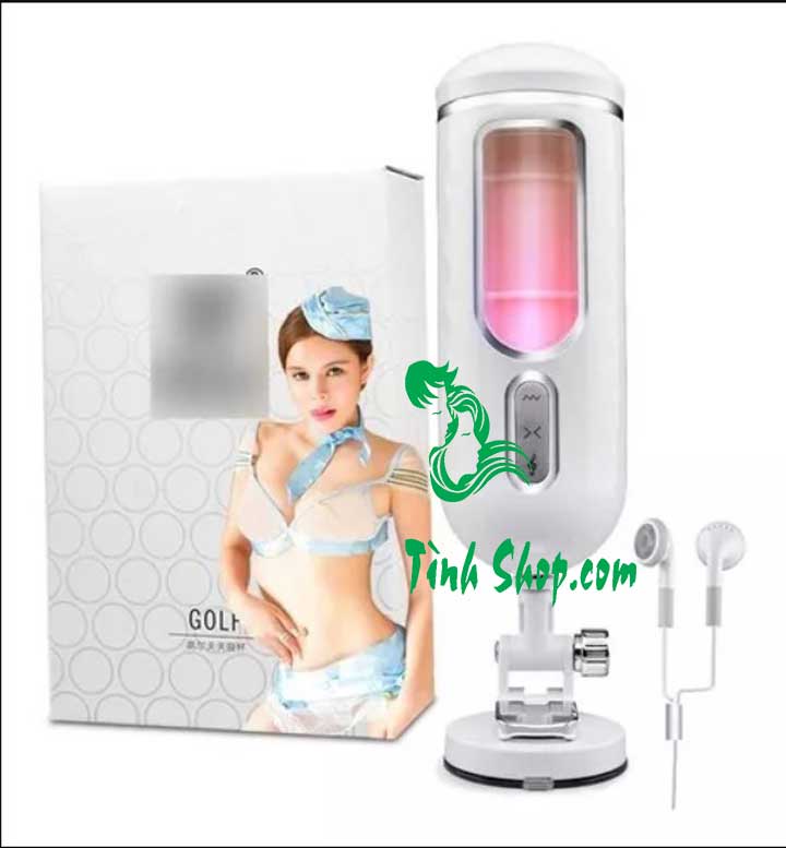 Âm đạo giả gắn tường rung thụt tự động đa kiểu Dibe cao cấp