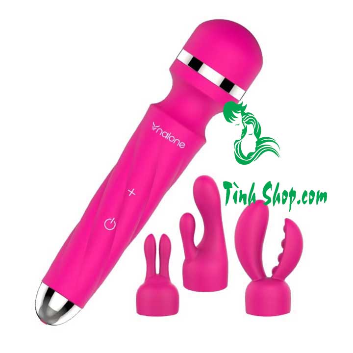 Chày rung ba đầu thay thế sưởi ấm cao cấp Nalone Lover