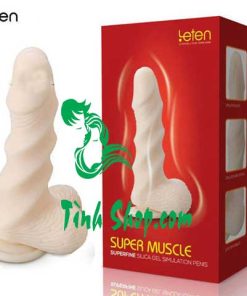 Dương vật giả gân xoắn siêu mềm mịn SUPER MUSCLE