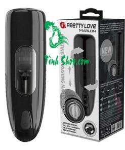 Máy bú mút dương vật rung thụt xoay có âm thanh PRETTY LOVE MARLON