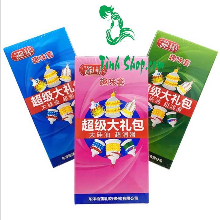 Bao cao su tăng khoái cảm Runbo Extra