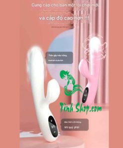 Dương Vật Giả Rung Hút Có Màn Hình LCD Cao Cấp