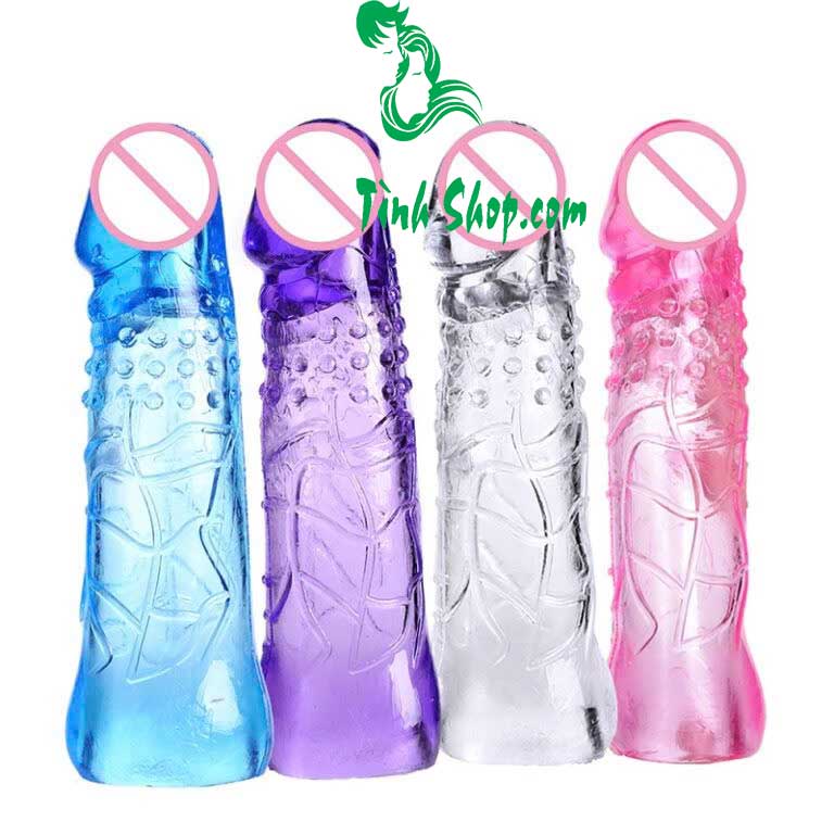 Bao cao su đôn dên 5 phân nối dài 20 cm đầu trơn