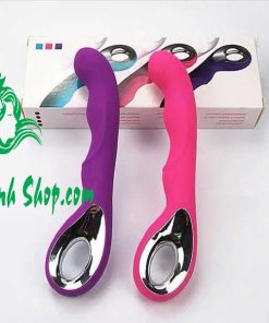 Thanh rung massage kích thích điểm G pin sạc có lỗ móc ngón