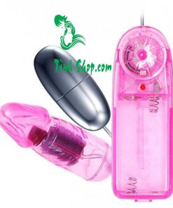 Trứng rung inox 2 đầu Baile